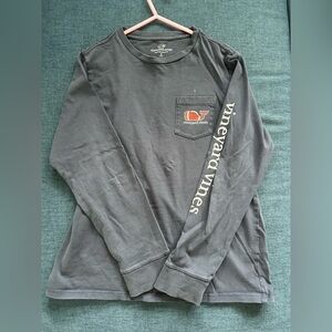 Vineyard Vines Blue Long Sleeve Tee Casual Comfort